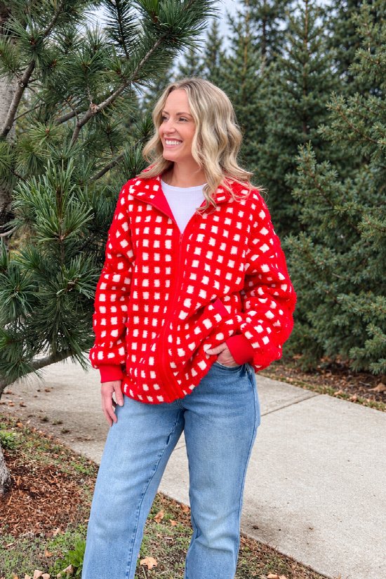 Peppermint Teddy Jacket 2